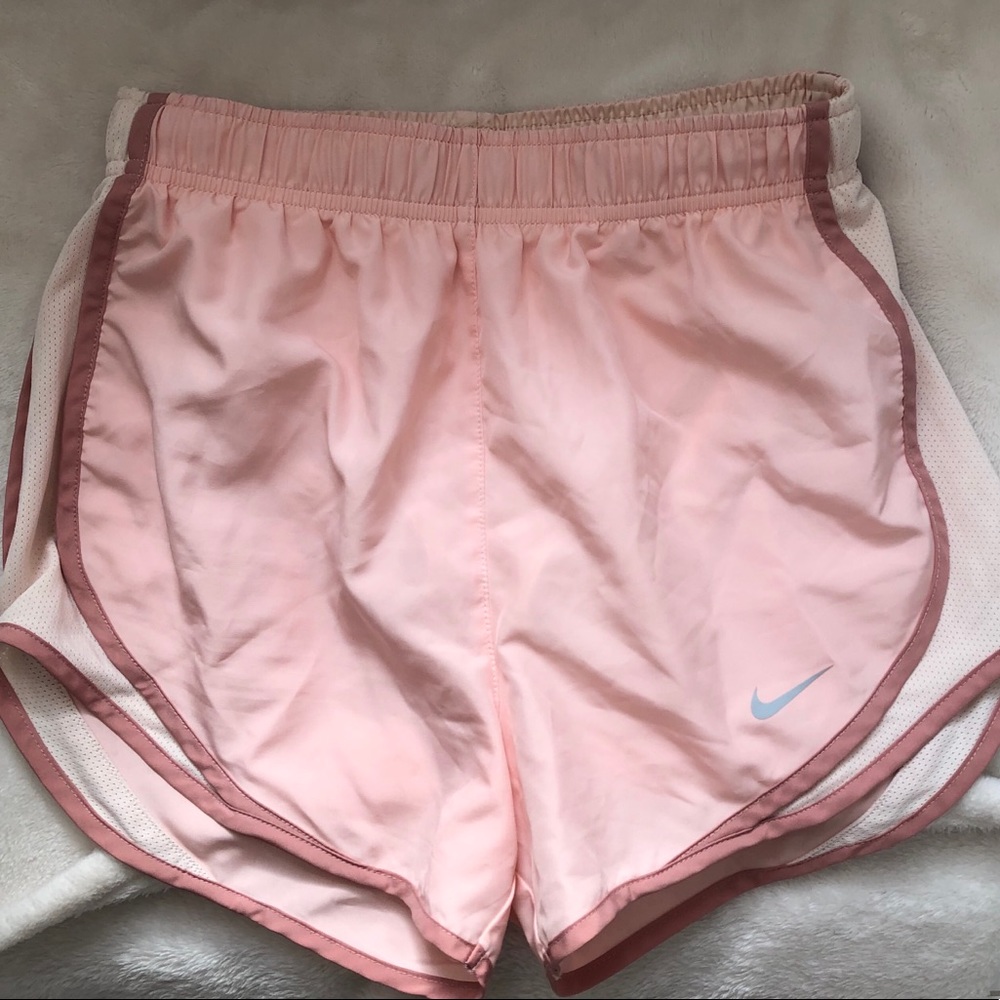 Nike Dri Fit Light Pink Running Shorts